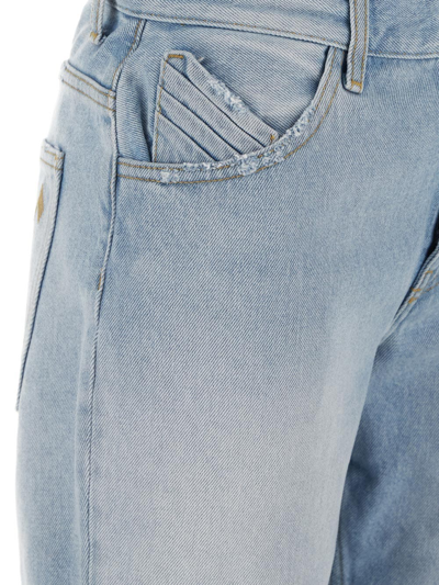 Shop Attico Slim Jean In Blue