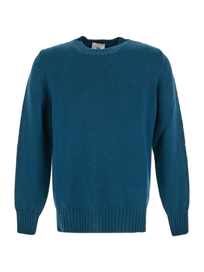 Shop Pt Torino Wool Knitwear In Blue