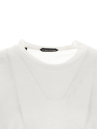 Shop Tom Ford Classic T-shirt In White