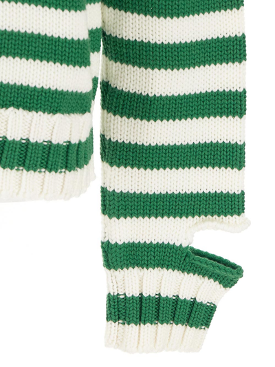 Shop Mcm Wool Striped Knitwear In Multicolor