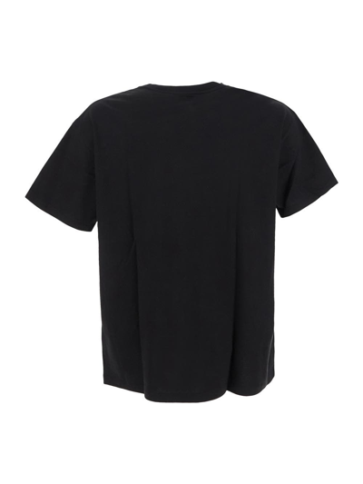 Shop Mcm Cotton T-shirt In Black