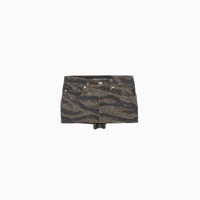 Shop Alexander Wang Camouflage Raver Skirt