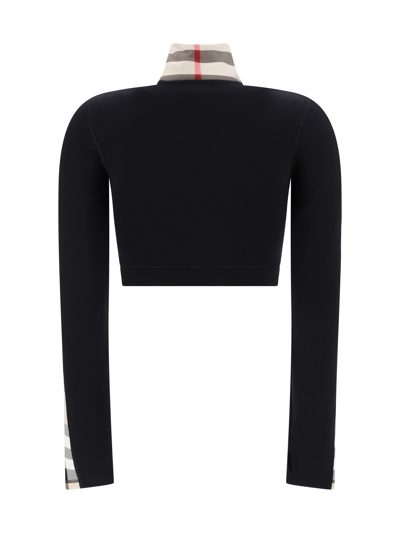 Shop Burberry Cynthia Sweatshirt In Black