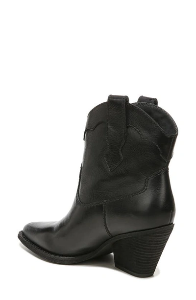 Shop Zodiac Roslyn Western Boot In Black Leather