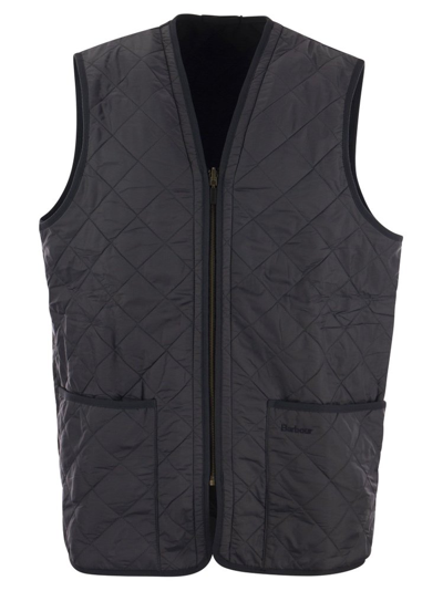 Shop Barbour Reversible Quilted Zipped Gilet In Navy
