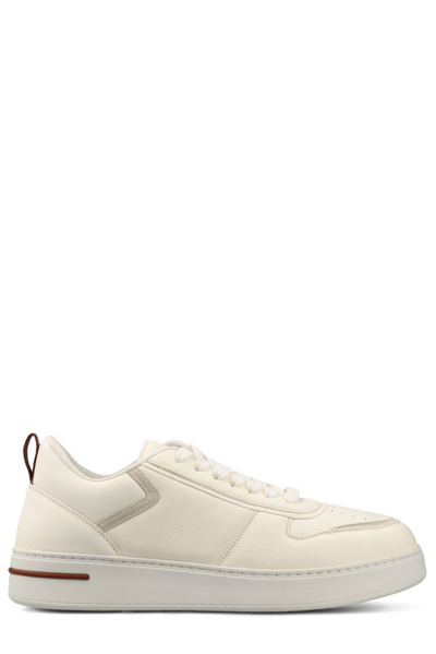Shop Loro Piana Newport Walk 2.0 Sneakers In White
