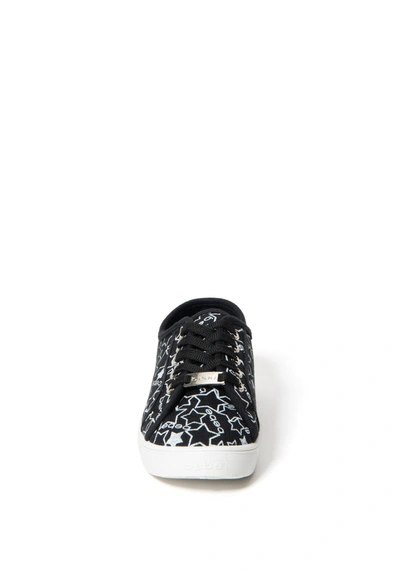 Shop Bebe Daney Logo Sneakers In Black