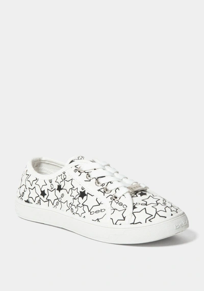 Shop Bebe Daney Logo Sneakers In White