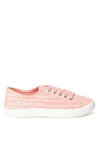 Shop Bebe Daylin Logo Sneakers In Pink