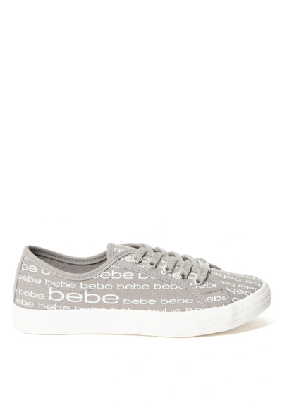 Shop Bebe Daylin Logo Sneakers In Grey