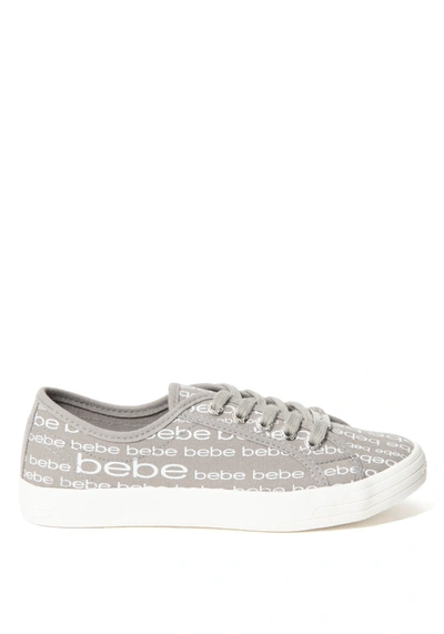 Bebe Daylin Logo Sneakers In Grey