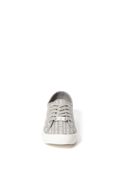 Shop Bebe Daylin Logo Sneakers In Grey