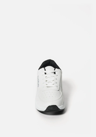 Bebe Lennin Chunky Sneakers In White Black