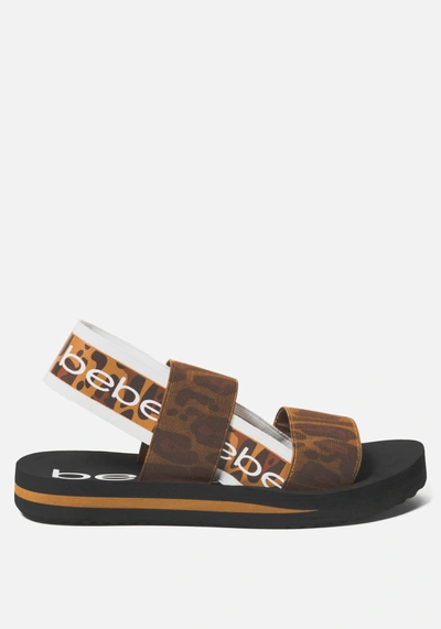 Bebe Atena Sporty Sandals In Leopard