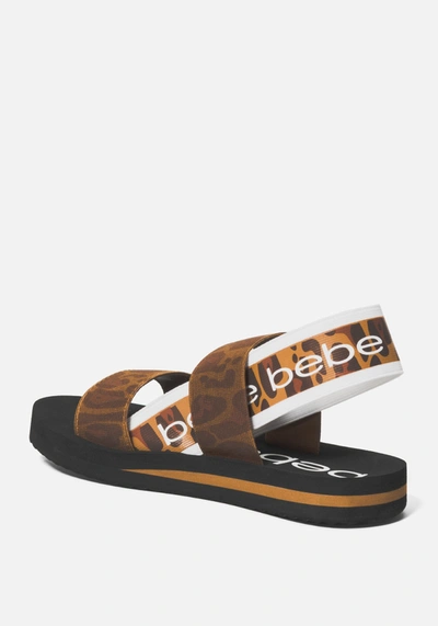 Bebe Atena Sporty Sandals In Leopard
