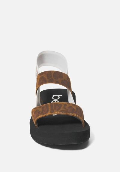 Bebe Atena Sporty Sandals In Leopard