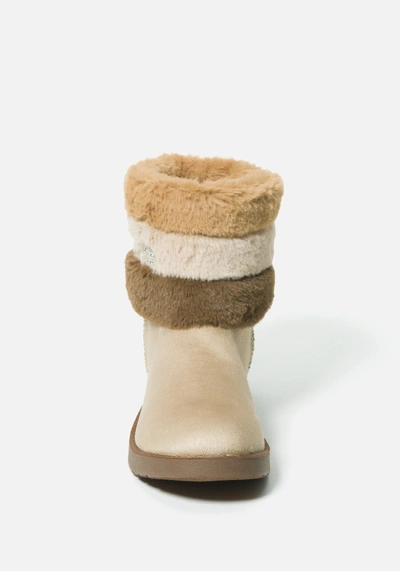 Bebe Larabelle Faux Suede Winter Boot In Sand