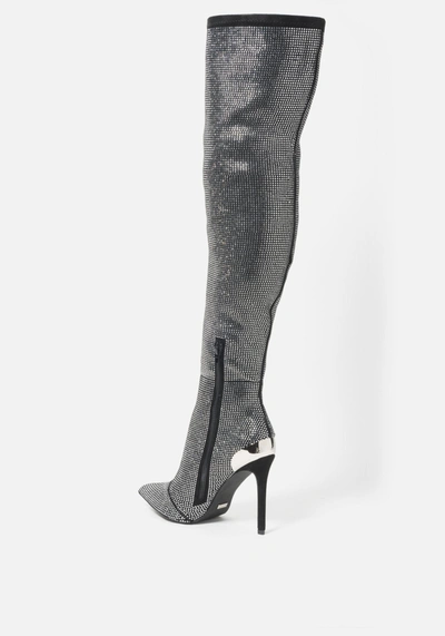 Bebe Dorotea Over The Knee Boots In Black