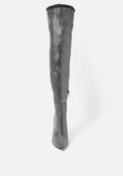 Bebe Dorotea Over The Knee Boots In Black