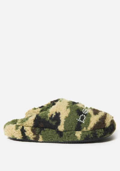 Bebe Molly Faux Fur Slipper In Camo