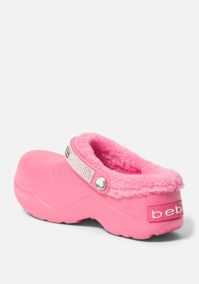 Bebe Janessa Eva Clog In Fushsia
