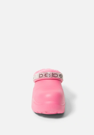 Bebe Janessa Eva Clog In Fushsia