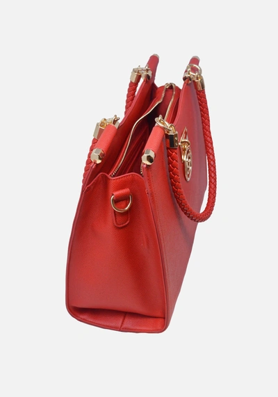 Bebe Kate Shopper In Candy Apple