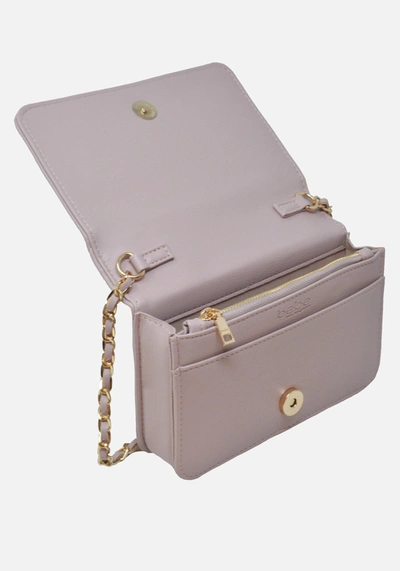 Bebe Zaza Flap Crossbody In Mauve