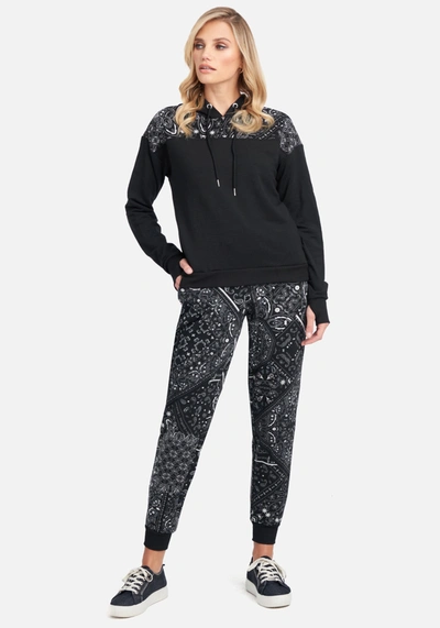 Bebe Bandana Print Jogger In Black
