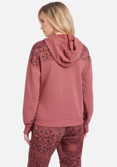 Bebe Bandana Pullover In Antique Rose