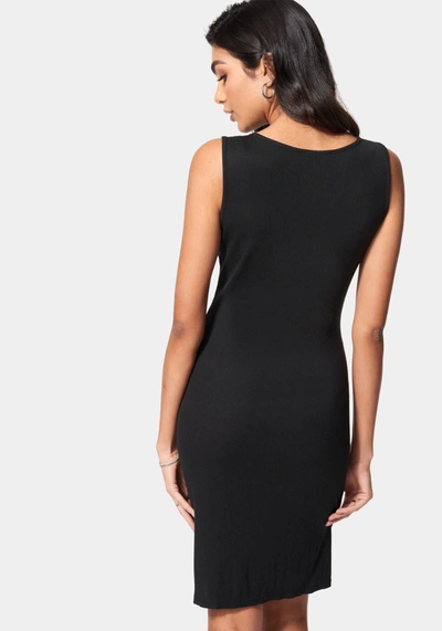 Bebe Tank Logo Dress In Black