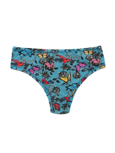 Shop Hanky Panky Printed Playstretch™ Natural Rise Thong In Multicolor