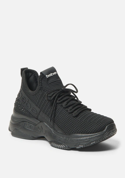 Bebe Women's Embellished Sneakers In Black