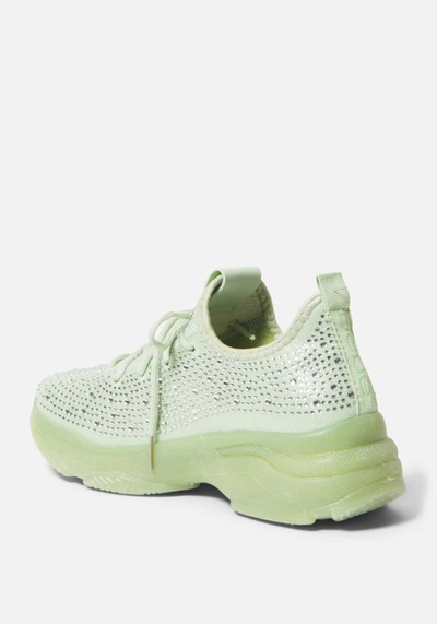 Shop Bebe Leyla Sneakers In Apple Green