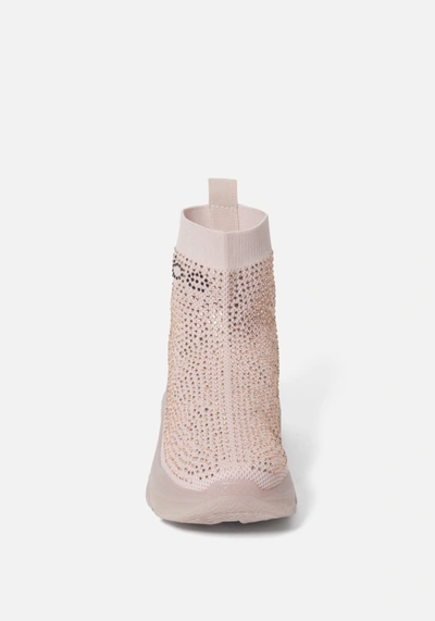 Bebe Myla Sneakers In Blush Fabric
