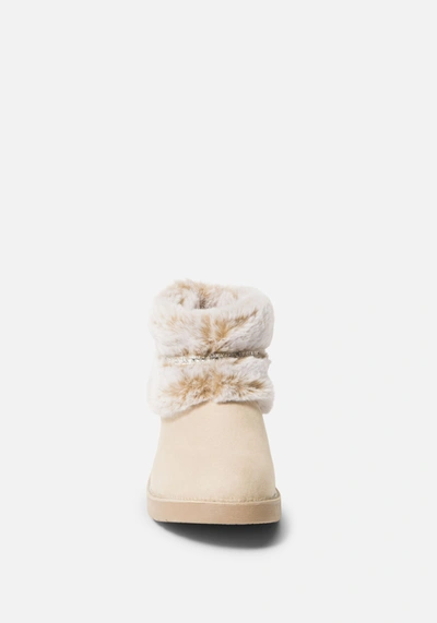 Bebe Nayeli Boots In Sand Sudette