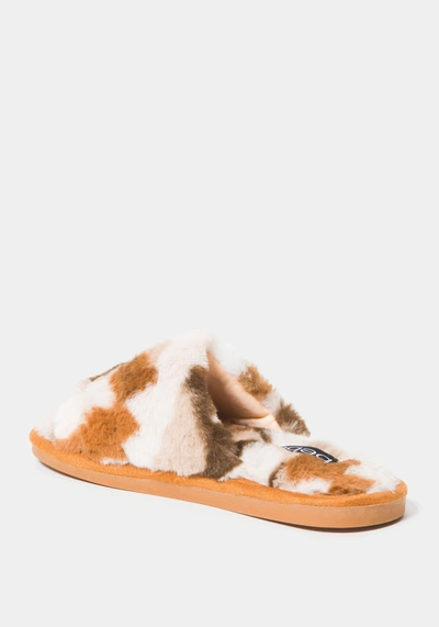 Shop Bebe Sadia Slippers In Jungle Natural