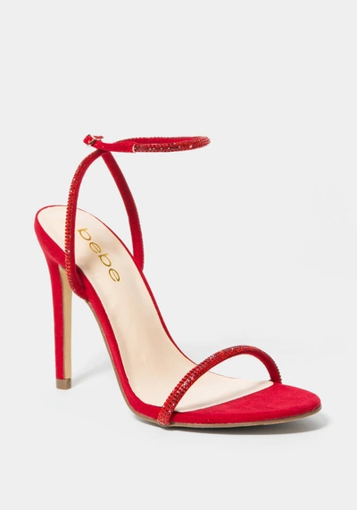 Bebe Rosalyn Heels In Red