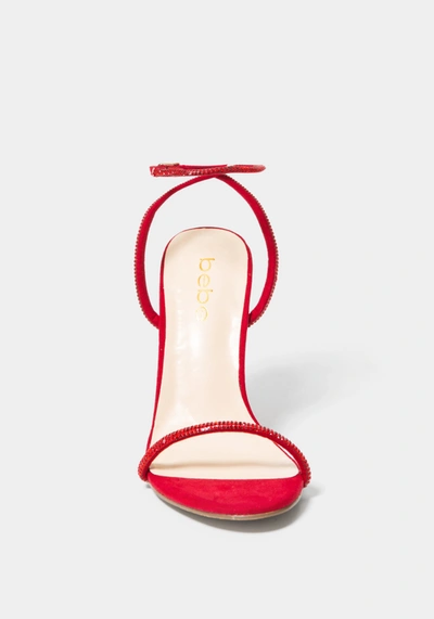 Bebe Rosalyn Heels In Red
