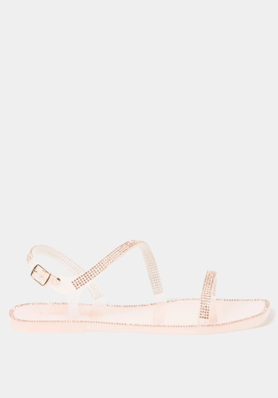Bebe Jillie Sandals In Nude