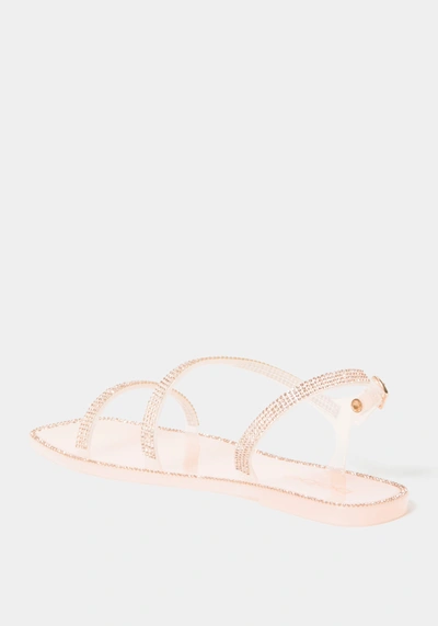 Bebe Jillie Sandals In Nude