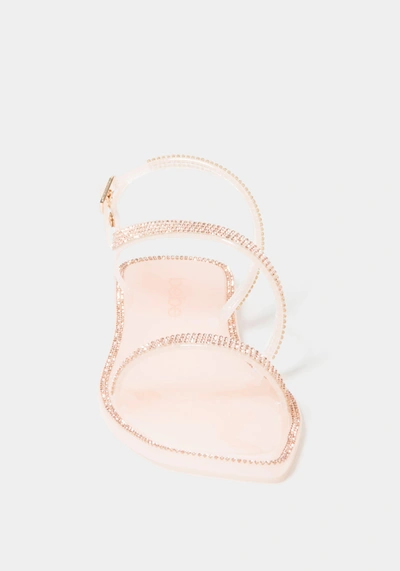 Bebe Jillie Sandals In Nude