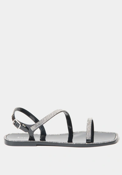 Bebe Jillie Sandals In Black