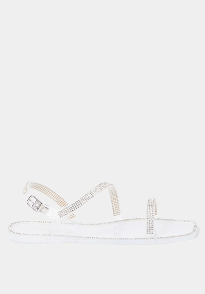 Bebe Jillie Sandals In Clear
