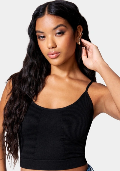 Bebe Seamless Bralette In Black
