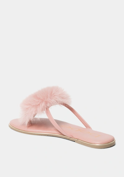 Shop Bebe Fatemah Sandals In Blush