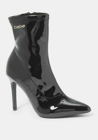 Shop Bebe Kandey Boots In Black Patent