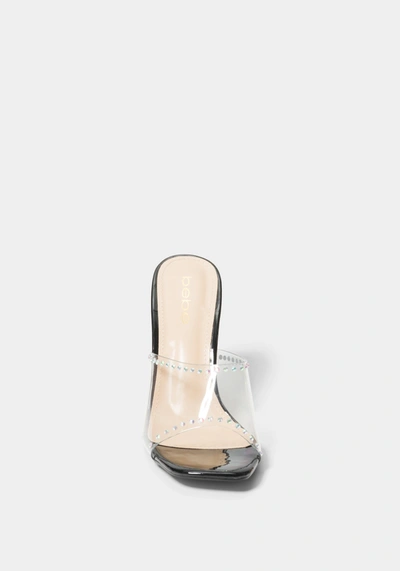 Bebe Mina Heels In Clear Black