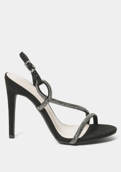Bebe Nataliya Heels In Black Sudette O