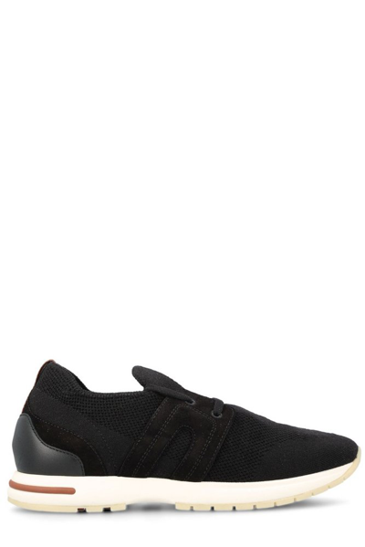 Shop Loro Piana 360 Lp Flexy Walk Sneakers In Black